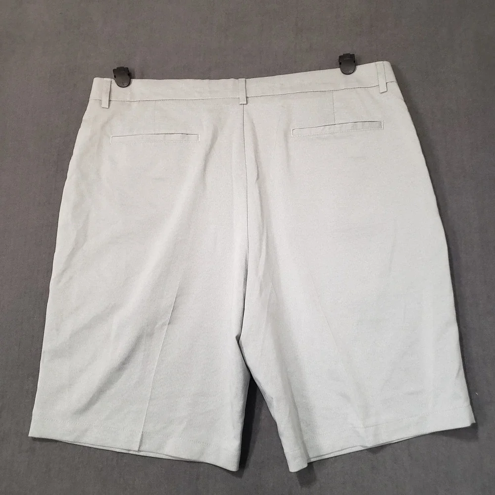 Walter Hagen Golf Shorts Mens 38 Gray Essentials Performance Stretch‎ Flat Front